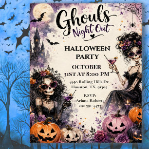 Ghouls Night Out Halloween-Party Einladung