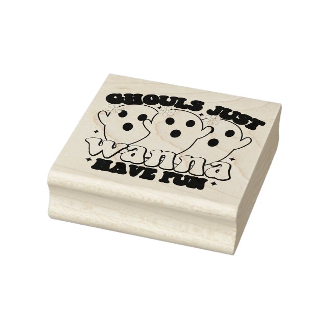 Ghouls nur Wanna haben Spaß Ghost Gummistempel (Stempel)