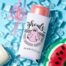 Ghouls nur Wanna haben Spaß rosa Ghost Halloween