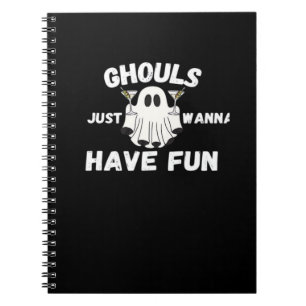 Ghouls nur Wanna Spaß haben - Funny Halloween Cock Notizblock