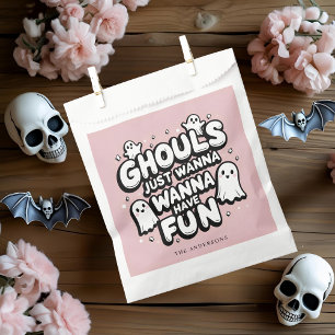 Ghouls nur wollen Spaß haben   Niedlich Pastell Ha Geschenktütchen