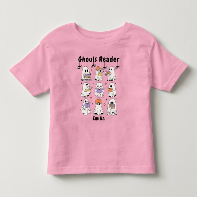 Ghouls Reader Books Kleinkind T - Shirt (Vorderseite)
