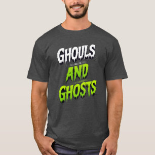Ghouls und Geister - Typografie aus dem Horror der T-Shirt