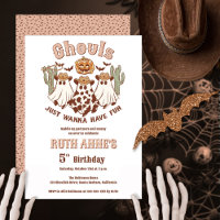 Ghouls Wanna hat Spaß Halloween Geburtstagsparty
