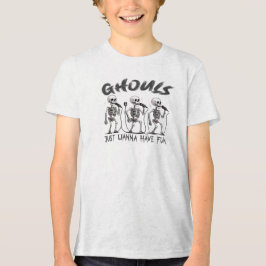 Ghouls wollen nur Spaß haben – Halloween-Design Tri-Blend Shirt