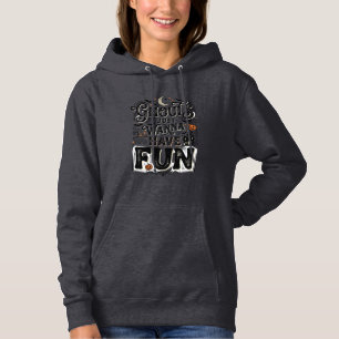 Ghouls wollen nur Spaß haben Halloween-Vektordesig Hoodie