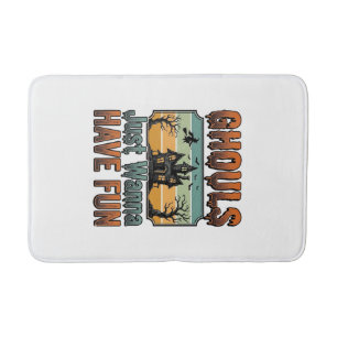 Ghouls wollen nur Spaß haben Vintage Halloween Badematte