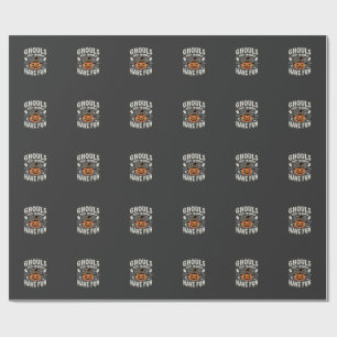 Ghouls wollen nur Spaß Halloween-Kürbis Geschenkpapier