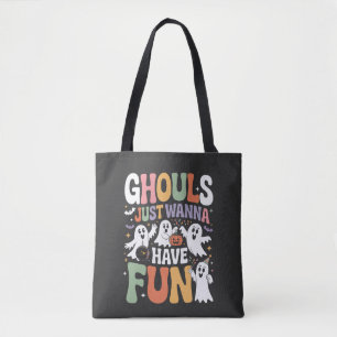 Ghouls wollen nur Spaß Retro-Geist Halloween