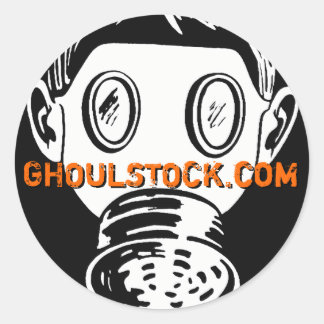 Ghoulstock.com Runder Aufkleber