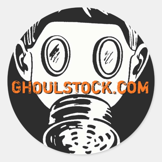 Ghoulstock.com Runder Aufkleber (Vorderseite)