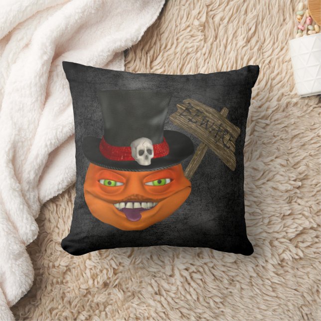 Ghouly Pumpkin Fantasy Fantasy Kissen (Decke)