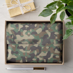 GI Camouflage Military Celebration Party Seidenpapier