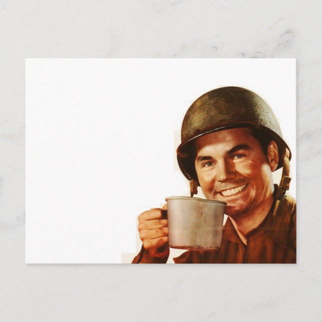 GI Cuppa Joe Postkarte (Vorderseite)