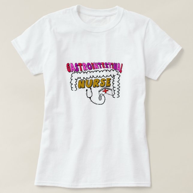 GI (gastro-intestinaler) Krankenschwester-T - T-Shirt (Design vorne)