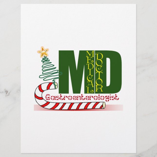 GI GASTROENTEROLOGIST MERRY CHRISTMAS (Vorderseite)