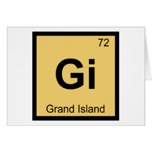 Gi - Grand Island Nebraska Chemie-Stadtsymbol