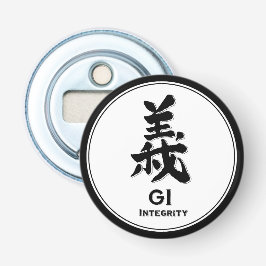 GI Integrität Bushido Samurai Kanji Tattoo Flaschenöffner