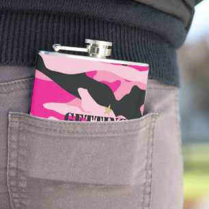 GI Jane Militär-Tarnung Braut in spe Flachmann