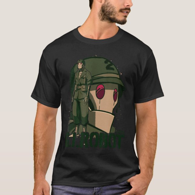 GI Robot Vorführmodell Mädchen T-Shirt (Vorderseite)