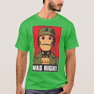 GI ROBOTER HATTE RECHT Premium-Geschenk T-Shirt
