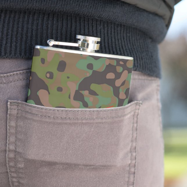 GI Top Secret Groom Celebration Camouflage Party Flachmann (Beispiel)