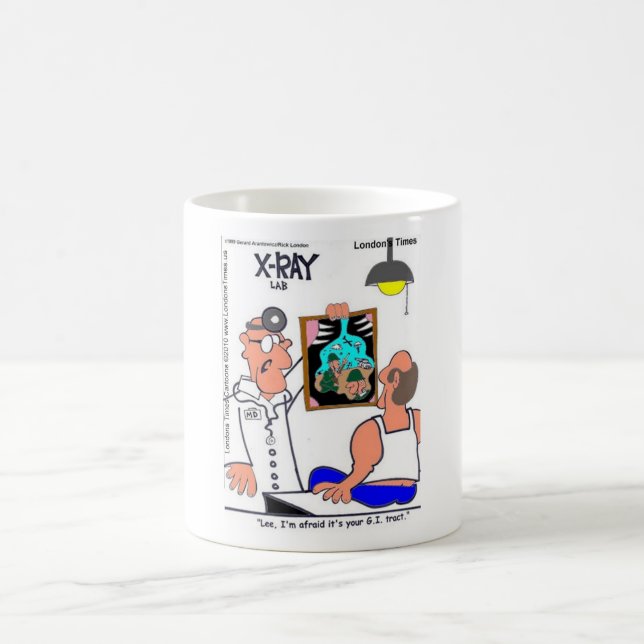 GI Tract Funny Gastrointestinal Medizinische T-Shi Kaffeetasse (Mittel)