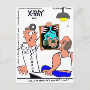 GI Tract Funny Gastrointestinal Medizinische T-Shi Postkarte