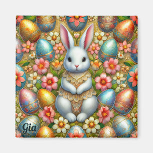 GIA ~ Osterhase und Eier ~ Magnet