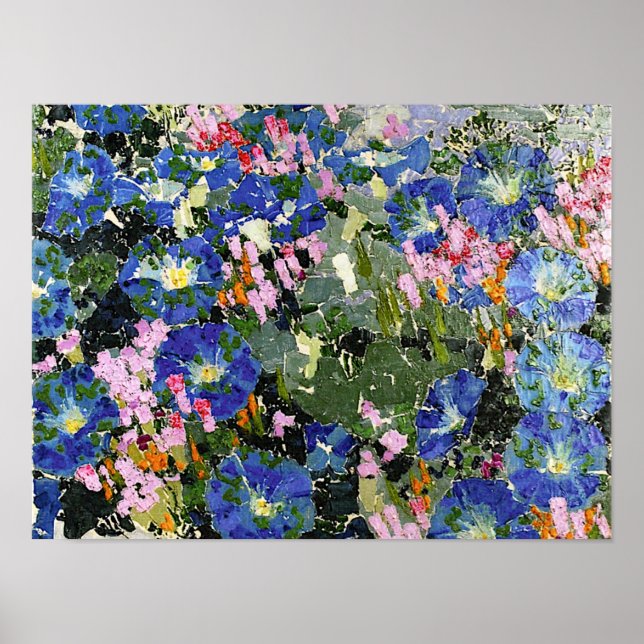 Giacometti - Blau Winden Poster (Vorne)