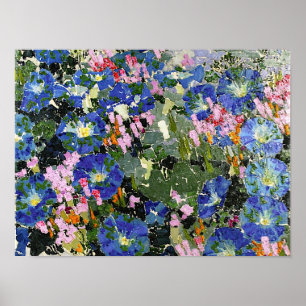 Giacometti - Blaue Winden Poster