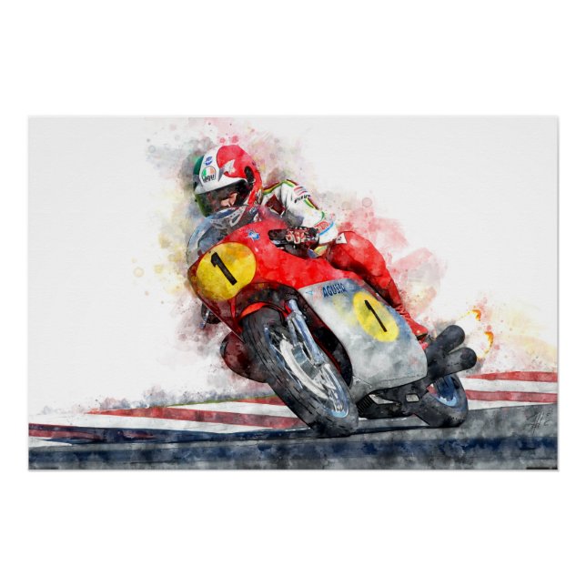 Giacomo Agostini Poster (Vorderseite)