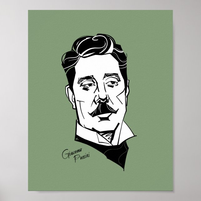 Giacomo Puccini Poster (Vorne)