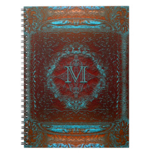 Giadeen Vintage Monogramm Notizblock