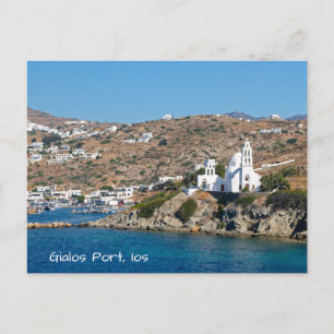 Gialos Hafen, Insel Ios, Griechenland Postkarte