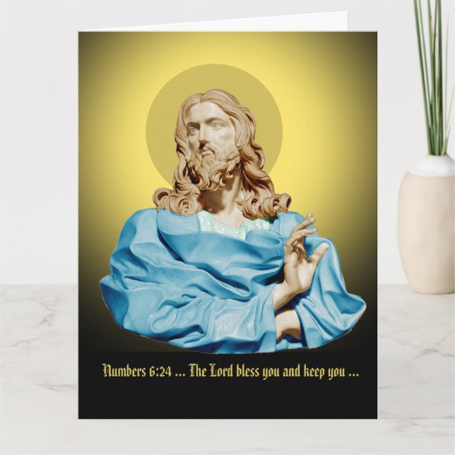 Gian Lorenzo Bernini Büste von Christus 1679 Karte (Vorderseite)