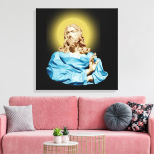 Gian Lorenzo Bernini Büste von Christus 1679 Leinwanddruck