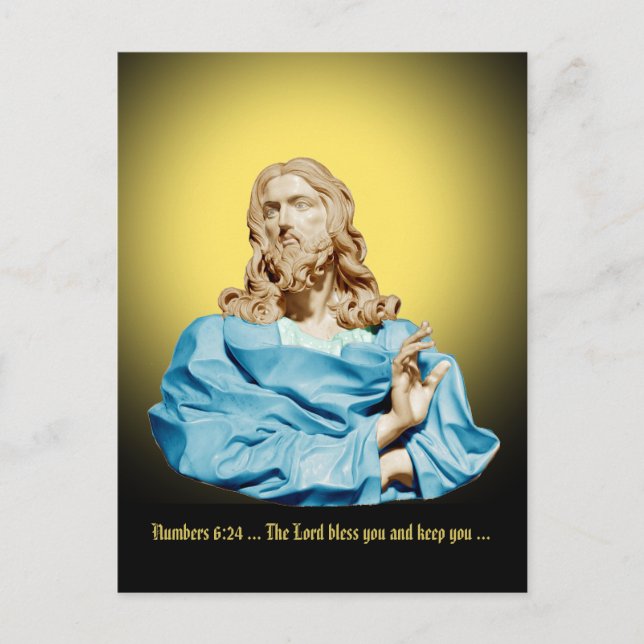 Gian Lorenzo Bernini Büste von Christus 1679 Postkarte (Vorderseite)