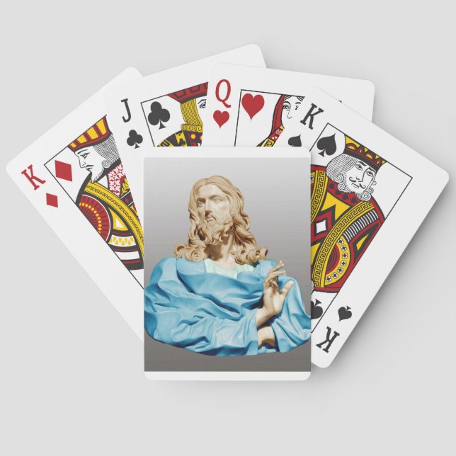 Gian Lorenzo Bernini Büste von Christus 1679 Spielkarten (Rückseite)