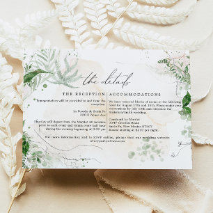 GIANNA Boho Etherial Greenerity Wedding Details Ca Einladung