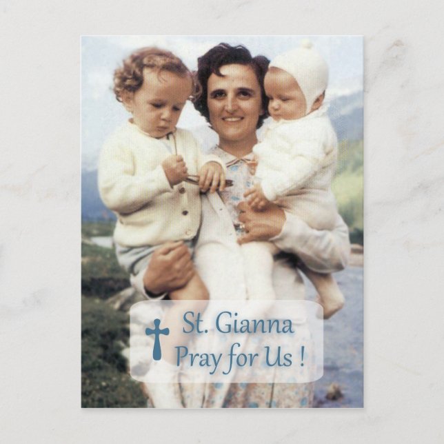 GIANNA PRAY FÜR UNS, POSTKARTE (Vorderseite)