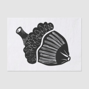Giant Acorn Seidenpapier