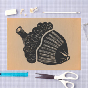Giant Acorn Seidenpapier
