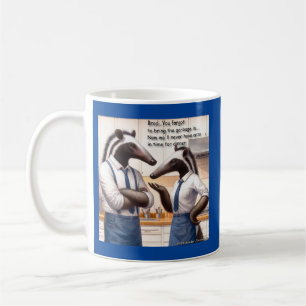 Giant Anteater Domestic Quarrels von Rick London Kaffeetasse