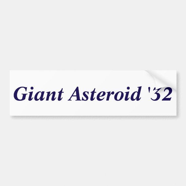 Giant Asteroid '32 Autoaufkleber (Vorne)