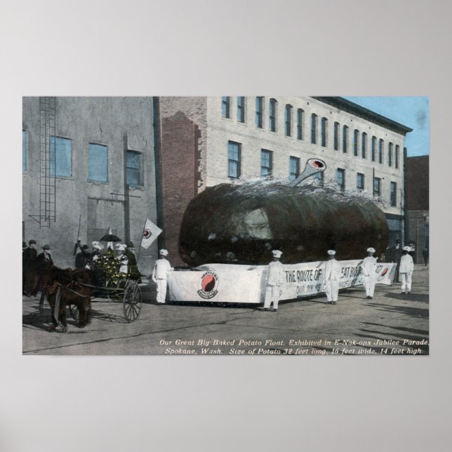 Giant Baked Potatoe Float Scene Poster (Vorne)