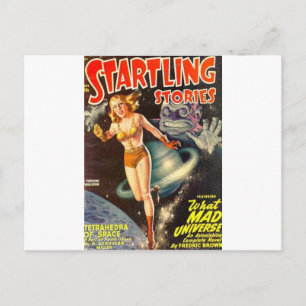 Giant Blue Typ Plots Zerstörung Postkarte