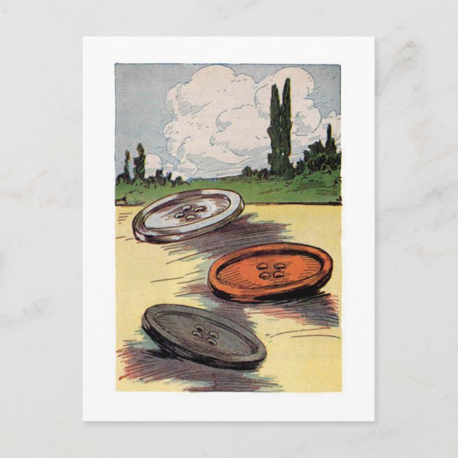 Giant Buttons Postkarte (Vorderseite)