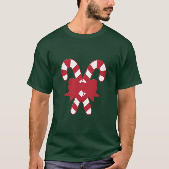 Giant Candy Canes T-Shirt (Vorderseite)