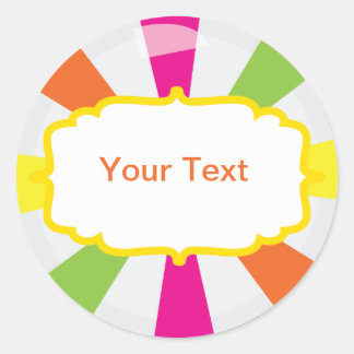 Giant Candy Party Buffet Runder Aufkleber